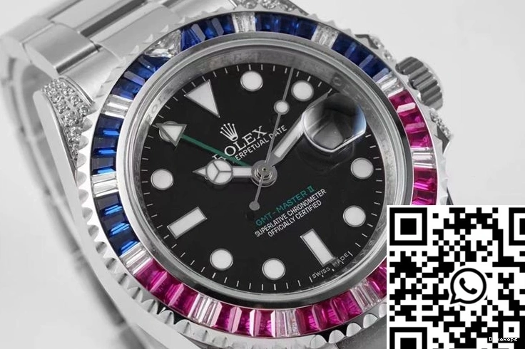 Master II SAru-78209 Factory Rolex 116759 Dial Black ROF GMT 1215